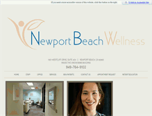 Tablet Screenshot of newportbeachwellness.com